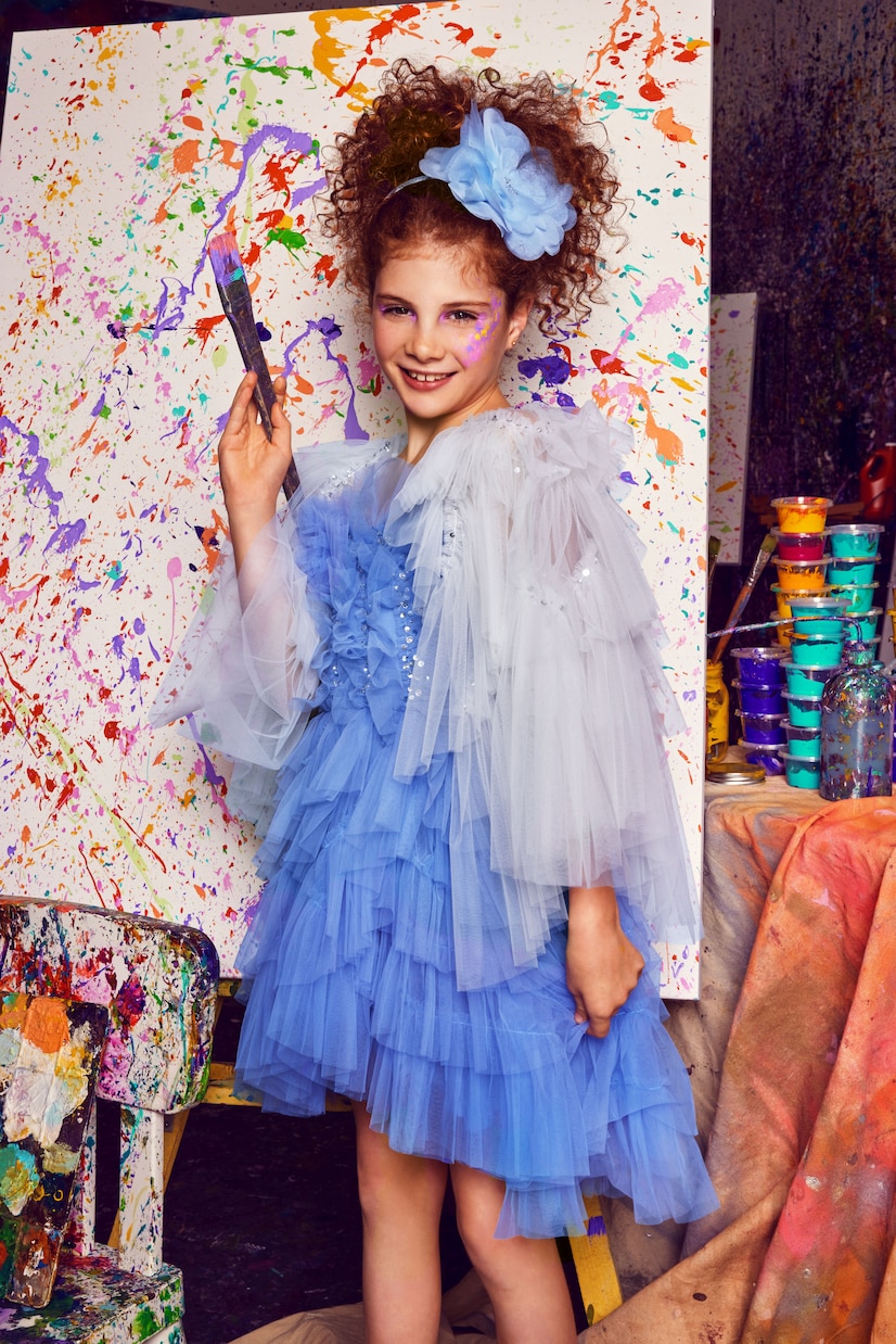 Collage ruffled tulle dress | Tutu Du Monde
