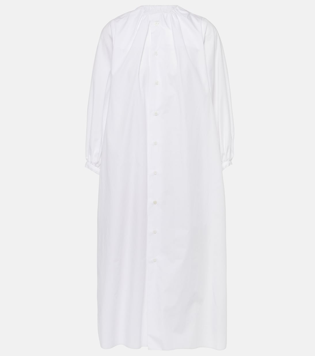 Abito midi in popeline di cotone | MM6 Maison Margiela