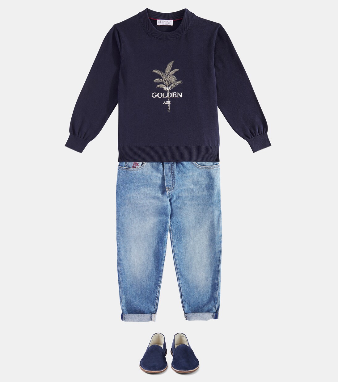 Mocassini in pelle | Brunello Cucinelli Kids