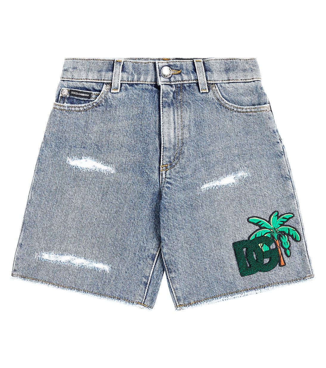 Shorts DG de denim | Dolce&Gabbana Kids