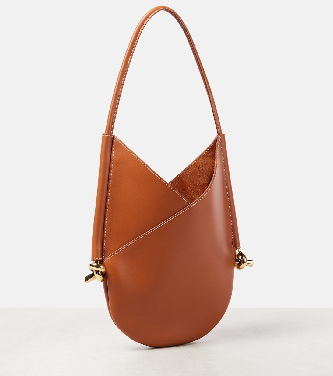 Schultertasche Solstice Small aus Leder | Bottega Veneta