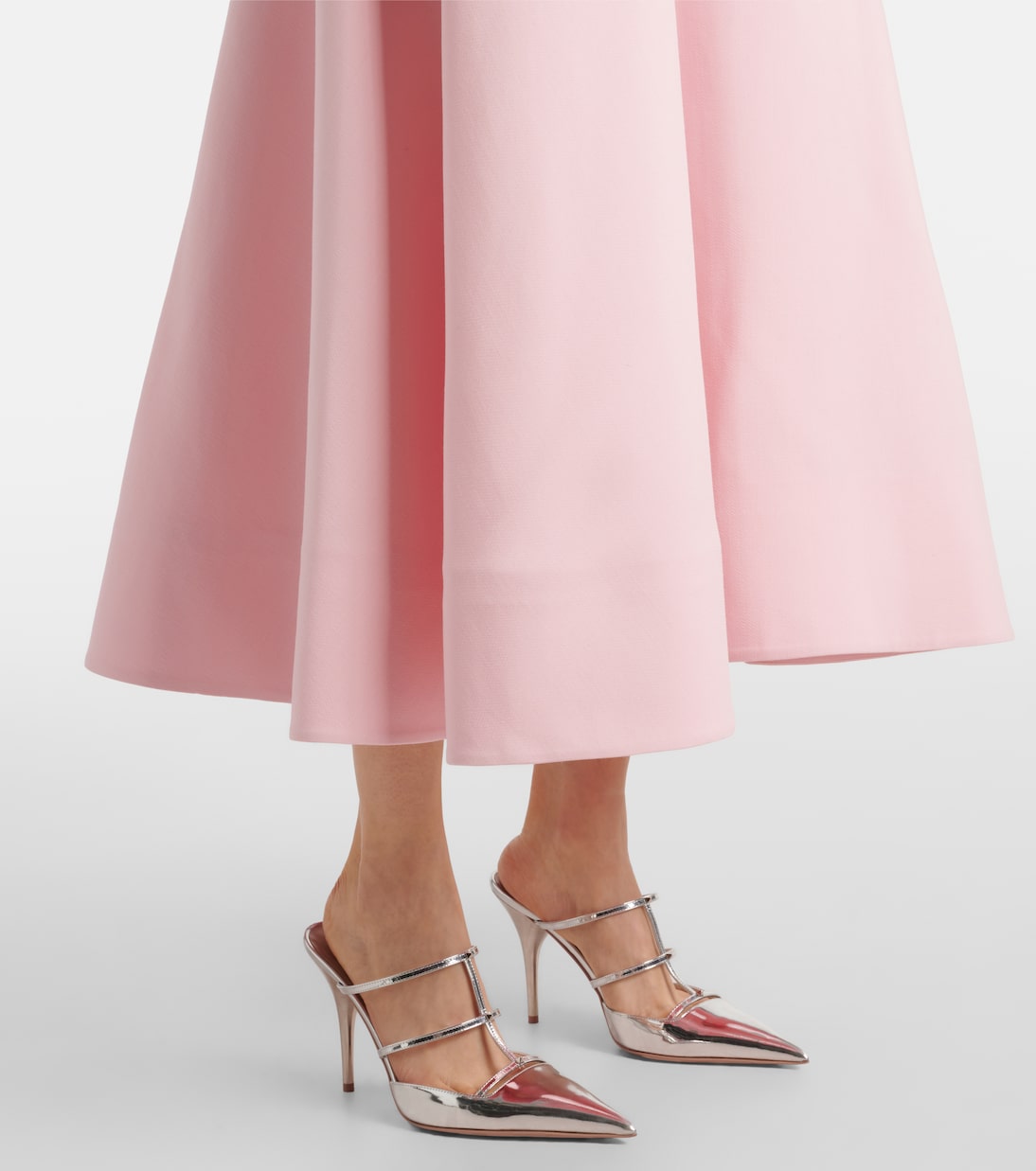 Vestido midi de Crepe Couture floral | Valentino