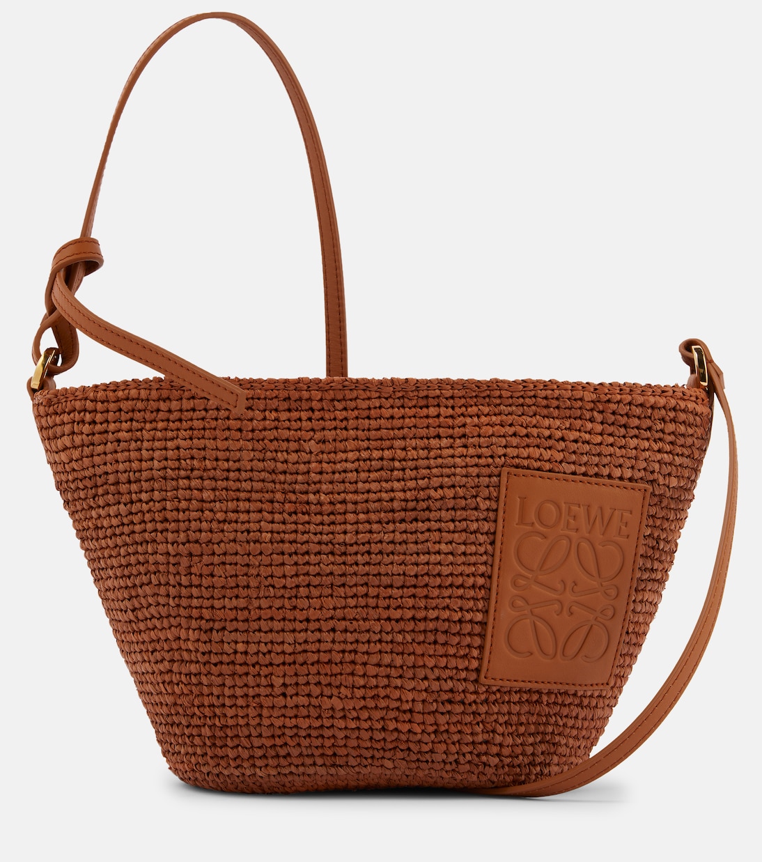Shopper Slit Small in rafia | Loewe