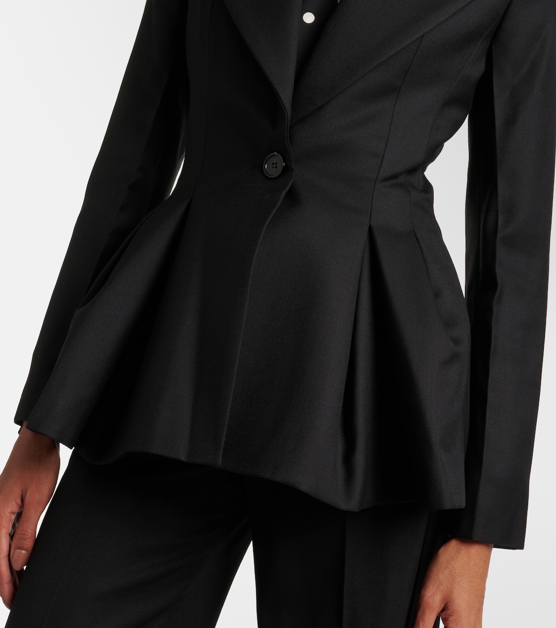 Wool gabardine blazer | Nina Ricci