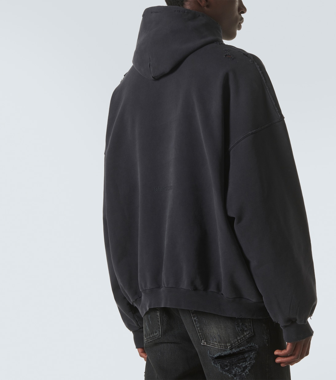 Sweat-shirt à capuche Paris Liberty en coton | Balenciaga