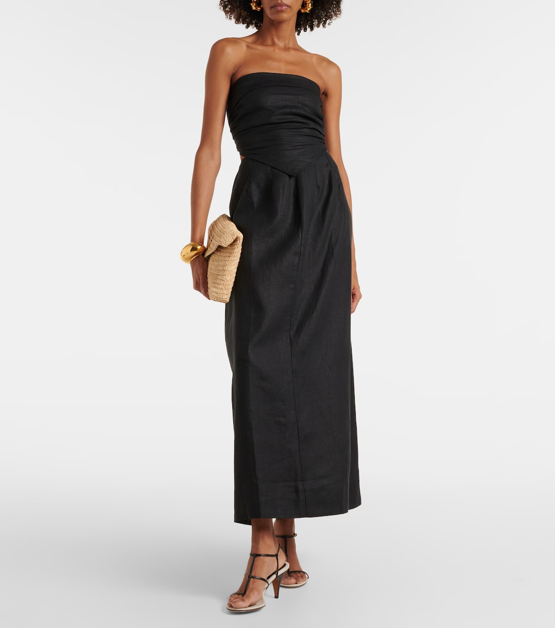 Cropped-Top Antibes aus Leinen | Faithfull