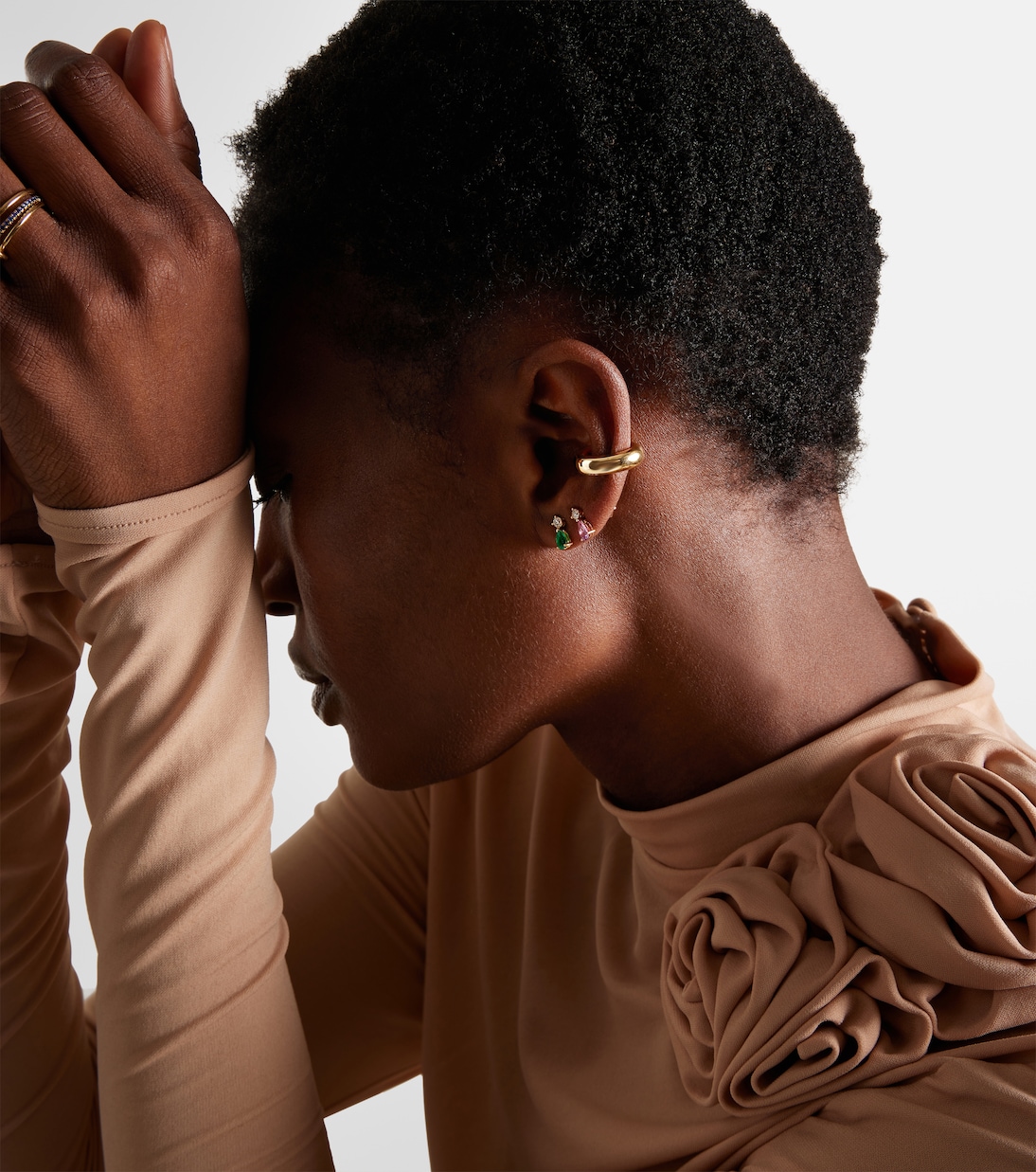 Boucle d'oreille Cosmo en or 18 ct | Anita Ko