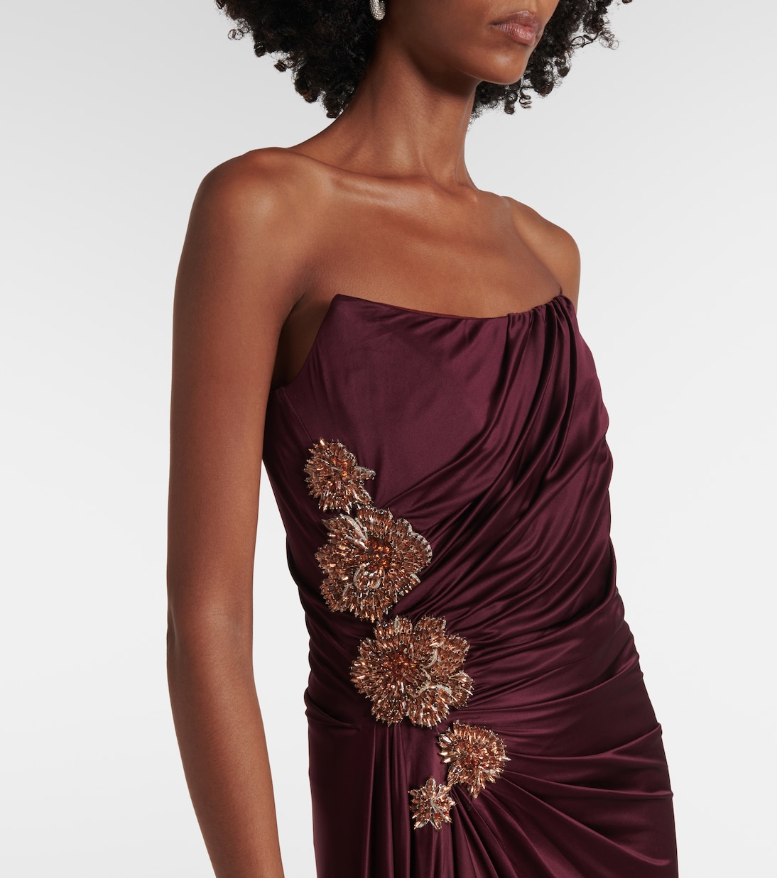 Robe longue Milia à ornements | Costarellos
