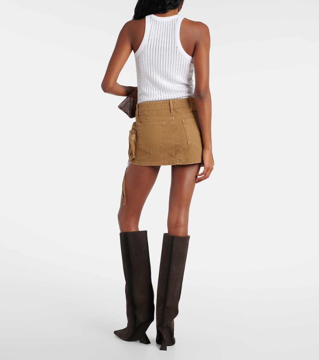 Mini-jupe cargo Fay en denim | The Attico