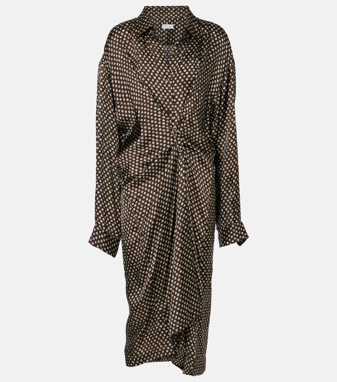 Robe midi Delicks imprimée | Dries Van Noten