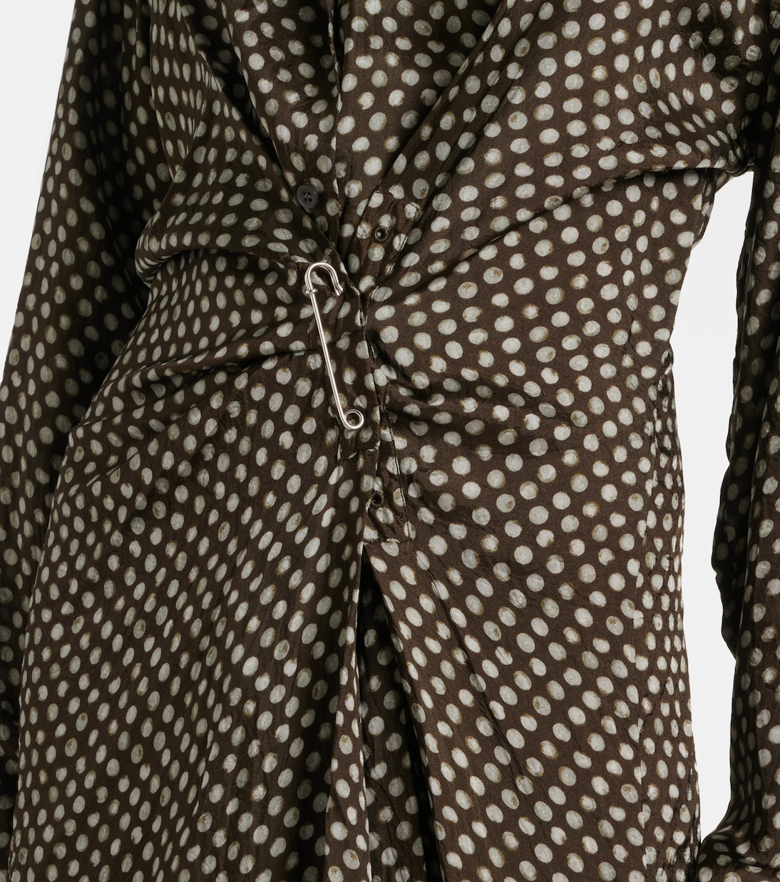 Robe midi Delicks imprimée | Dries Van Noten