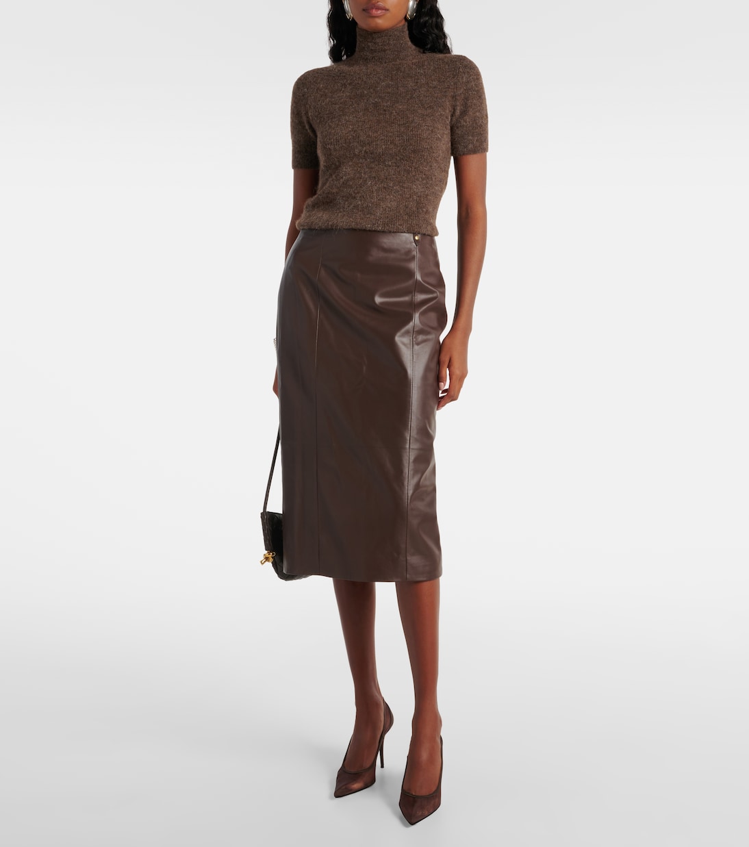 Wool-blend turtleneck top | Ralph Lauren Collection