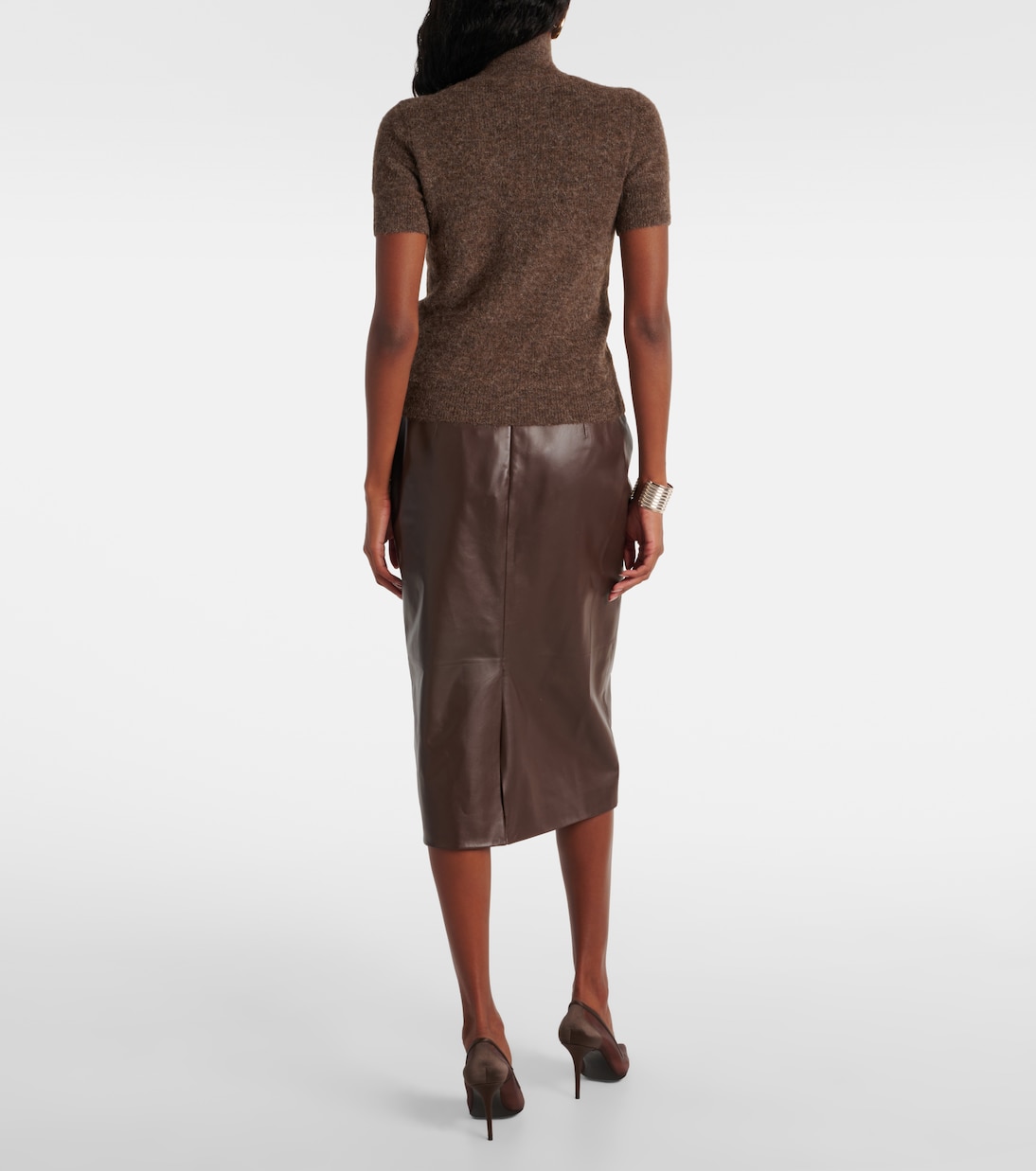 Wool-blend turtleneck top | Ralph Lauren Collection