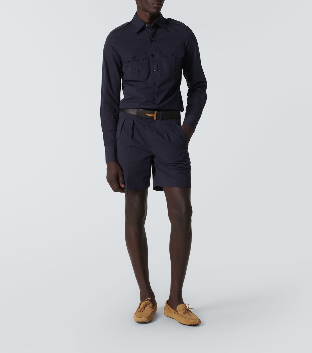 Shorts in cotone e seta | Tom Ford