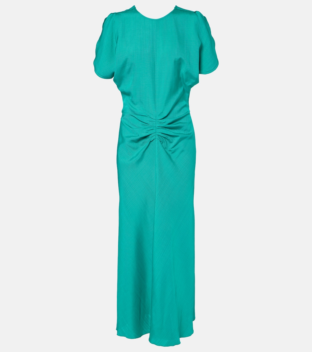 Vestido midi fruncido | Victoria Beckham