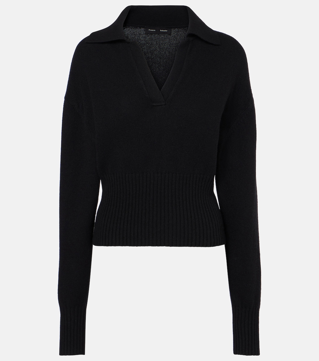 Jeanne cashmere and wool polo sweater | Proenza Schouler