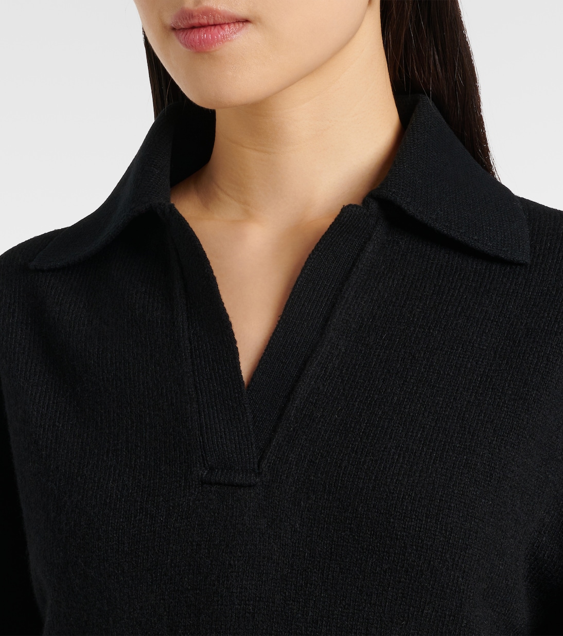 Jeanne cashmere and wool polo sweater | Proenza Schouler