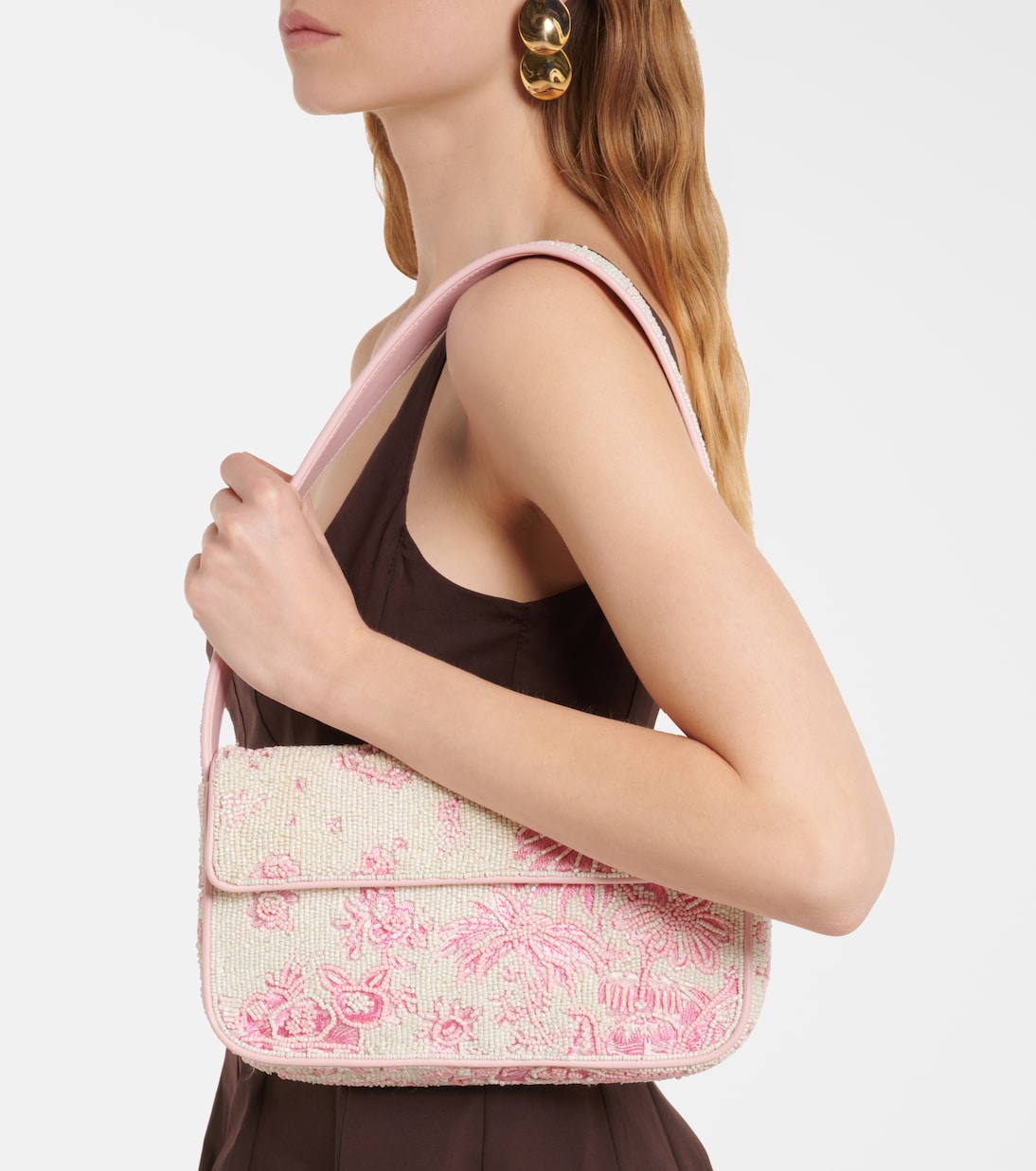 Verzierte Schultertasche Tommy | Staud