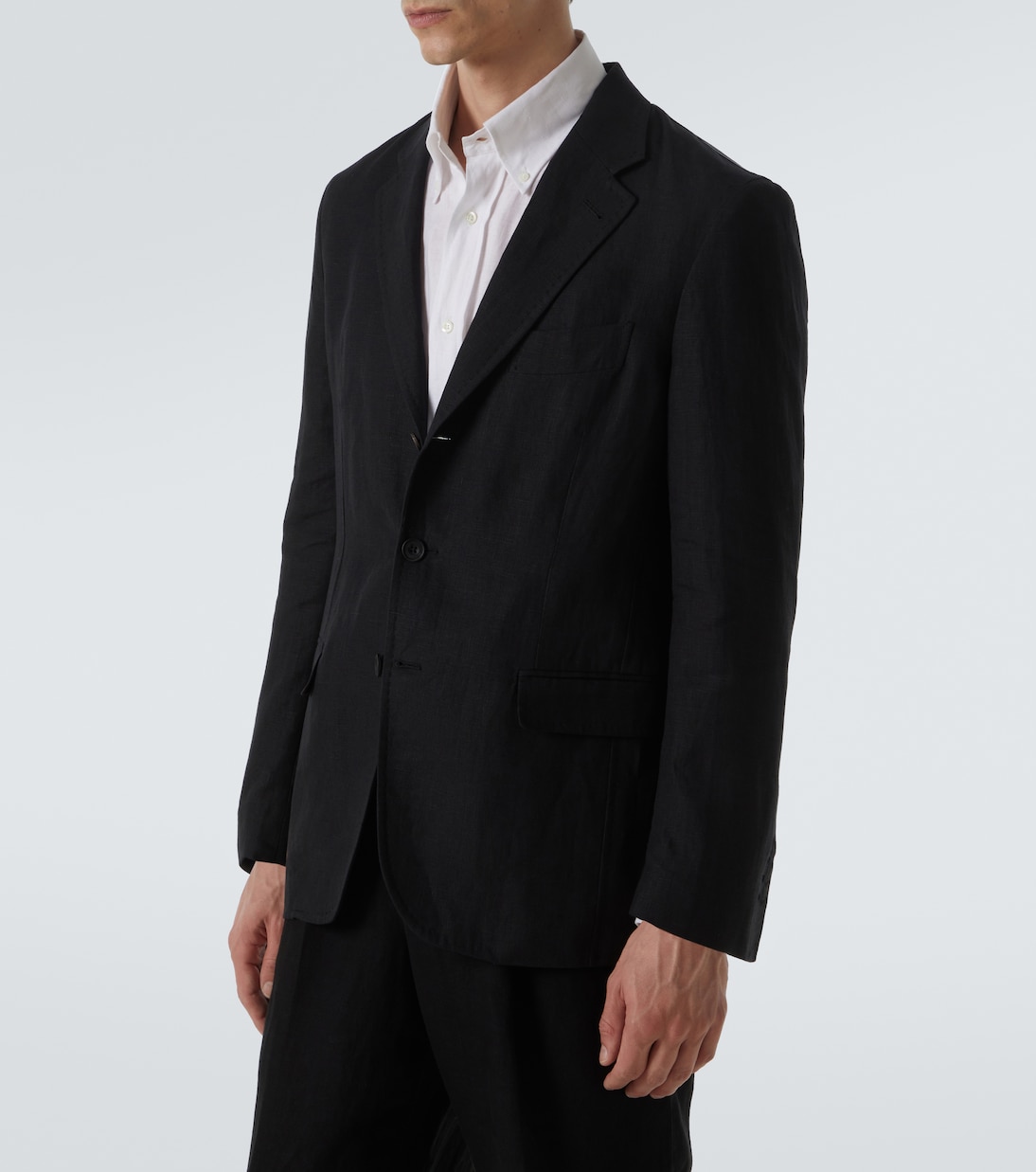 Blazer monopetto in lino | Rubinacci