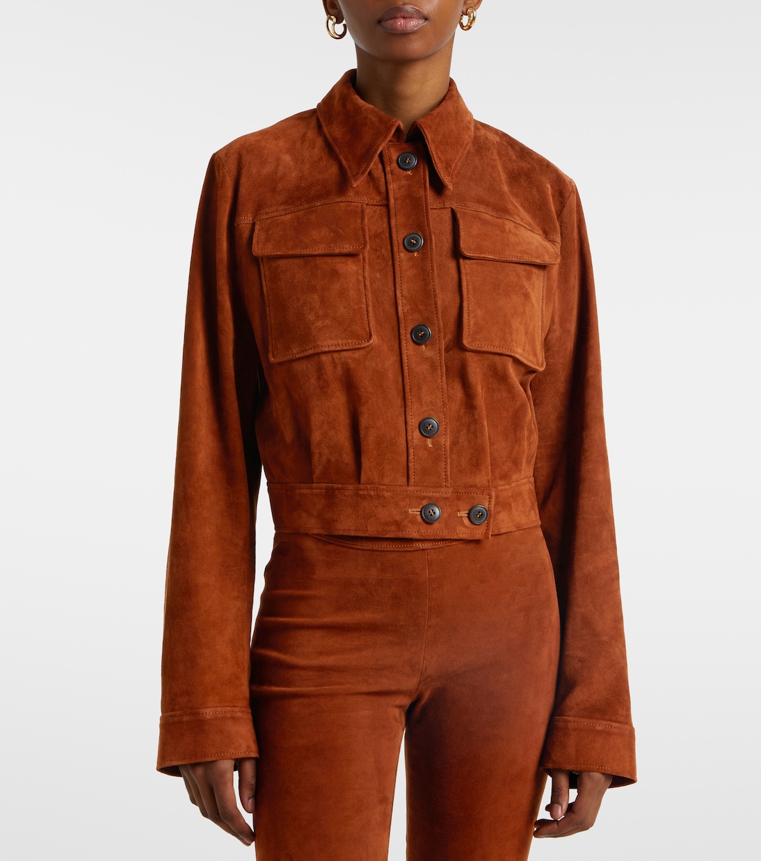 Giacca cropped Leoncino in pelle | Stouls