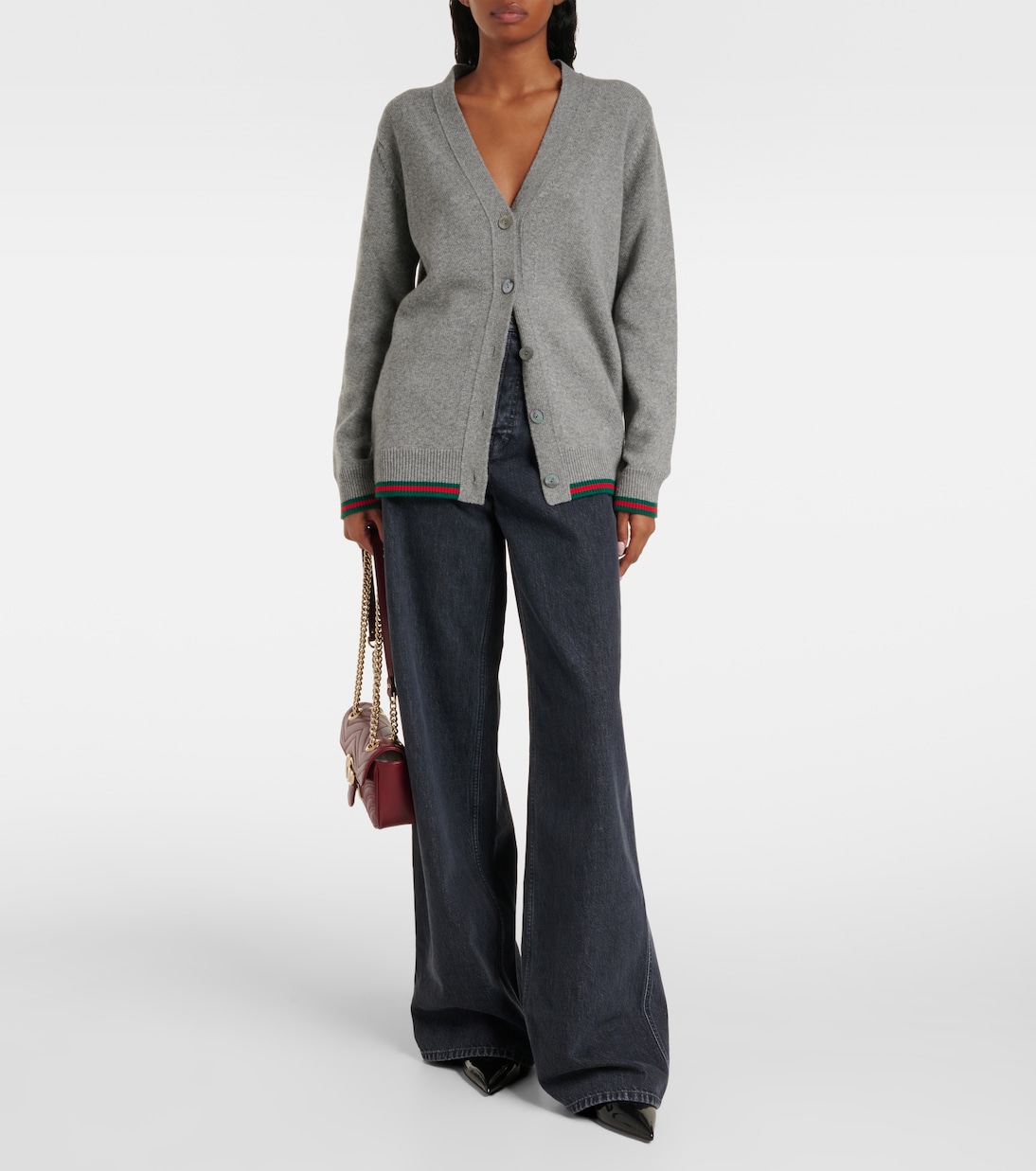 Jean ample à taille haute | Gucci