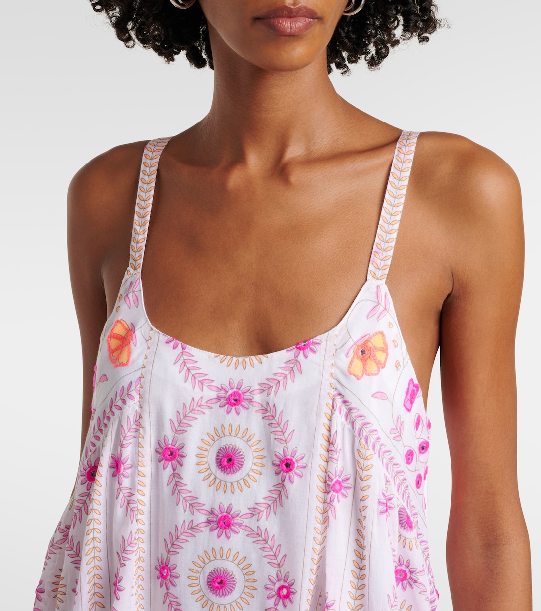 Abito midi in cotone con stampa | Juliet Dunn