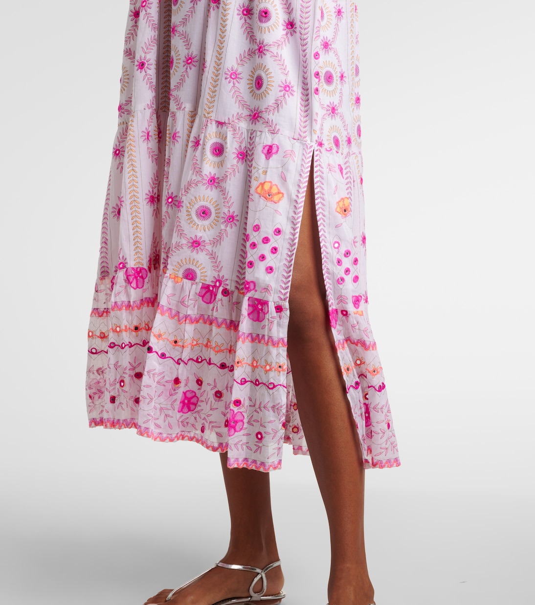 Abito midi in cotone con stampa | Juliet Dunn