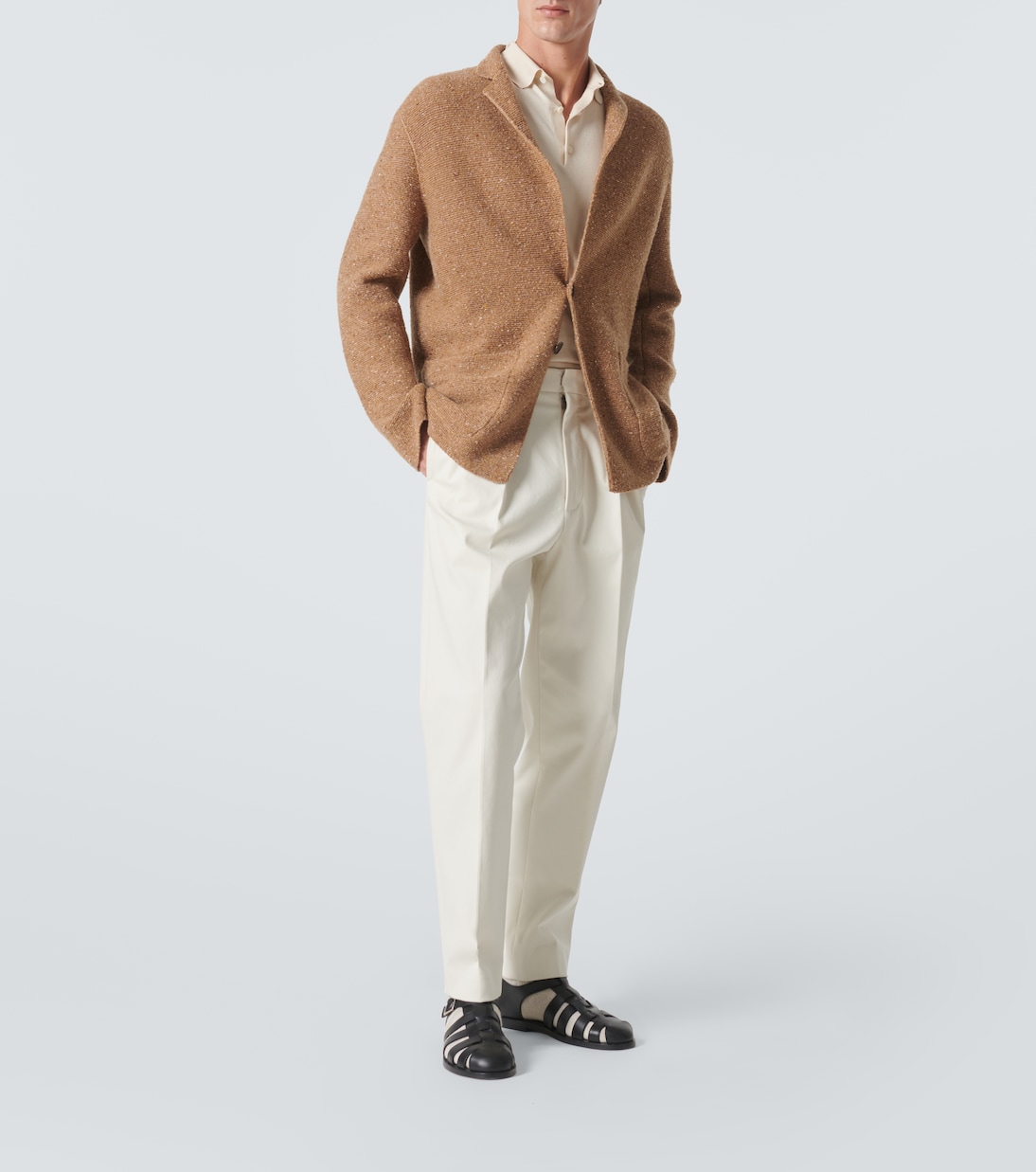 Cardigan in cashmere e lino | Loro Piana