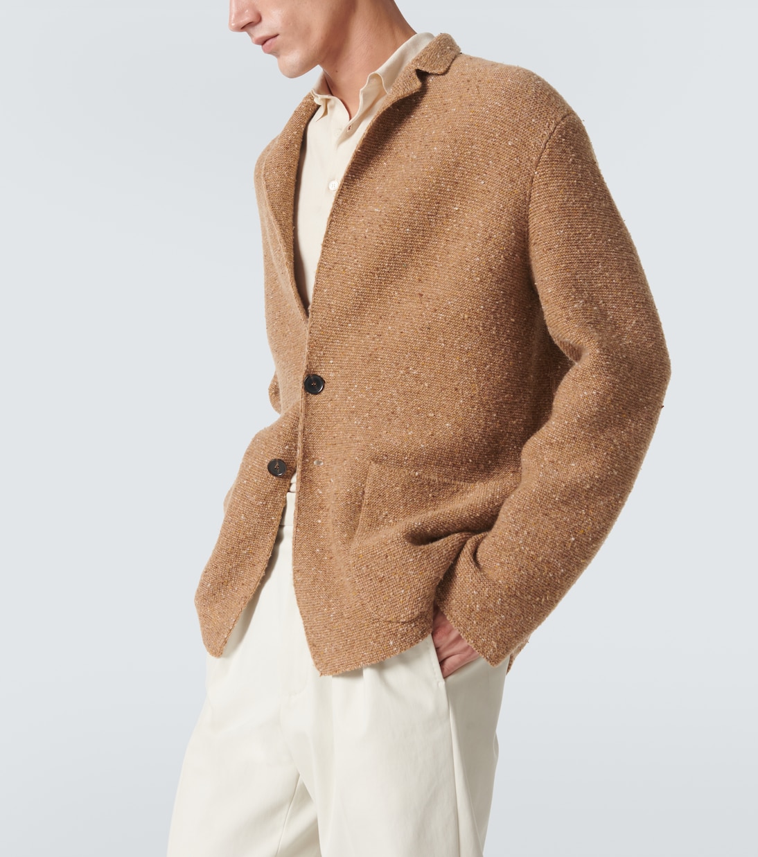 Cardigan in cashmere e lino | Loro Piana