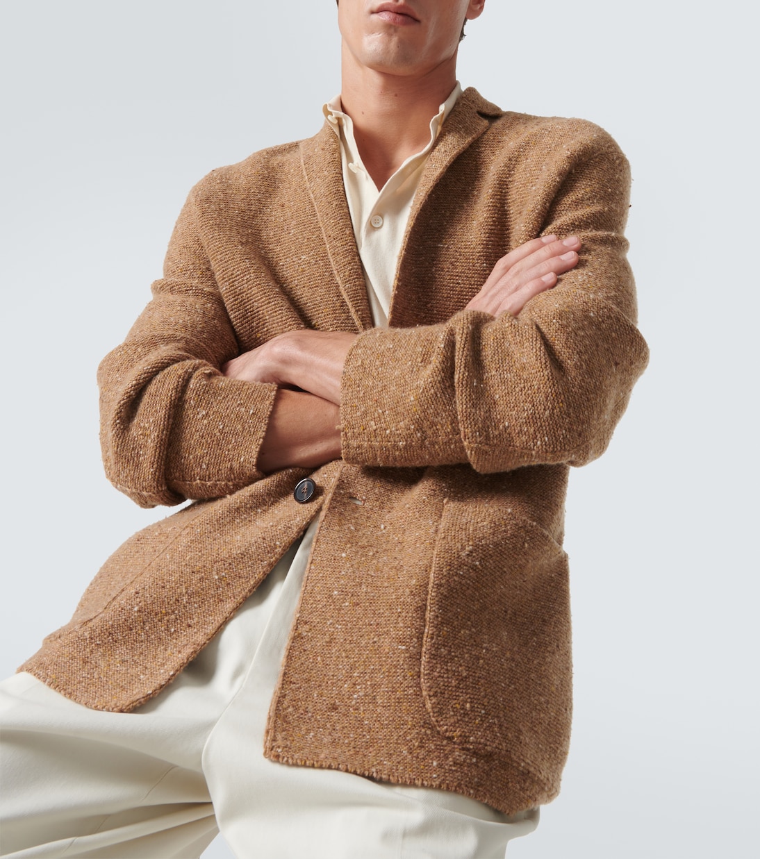 Cardigan in cashmere e lino | Loro Piana
