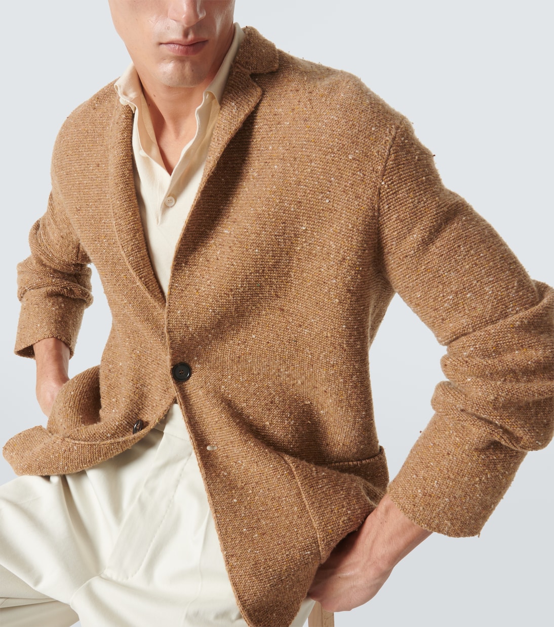 Cardigan in cashmere e lino | Loro Piana