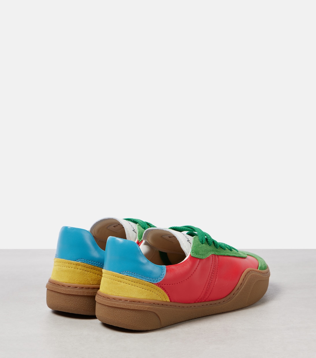 Sneakers Bars aus Leder und Veloursleder | Acne Studios