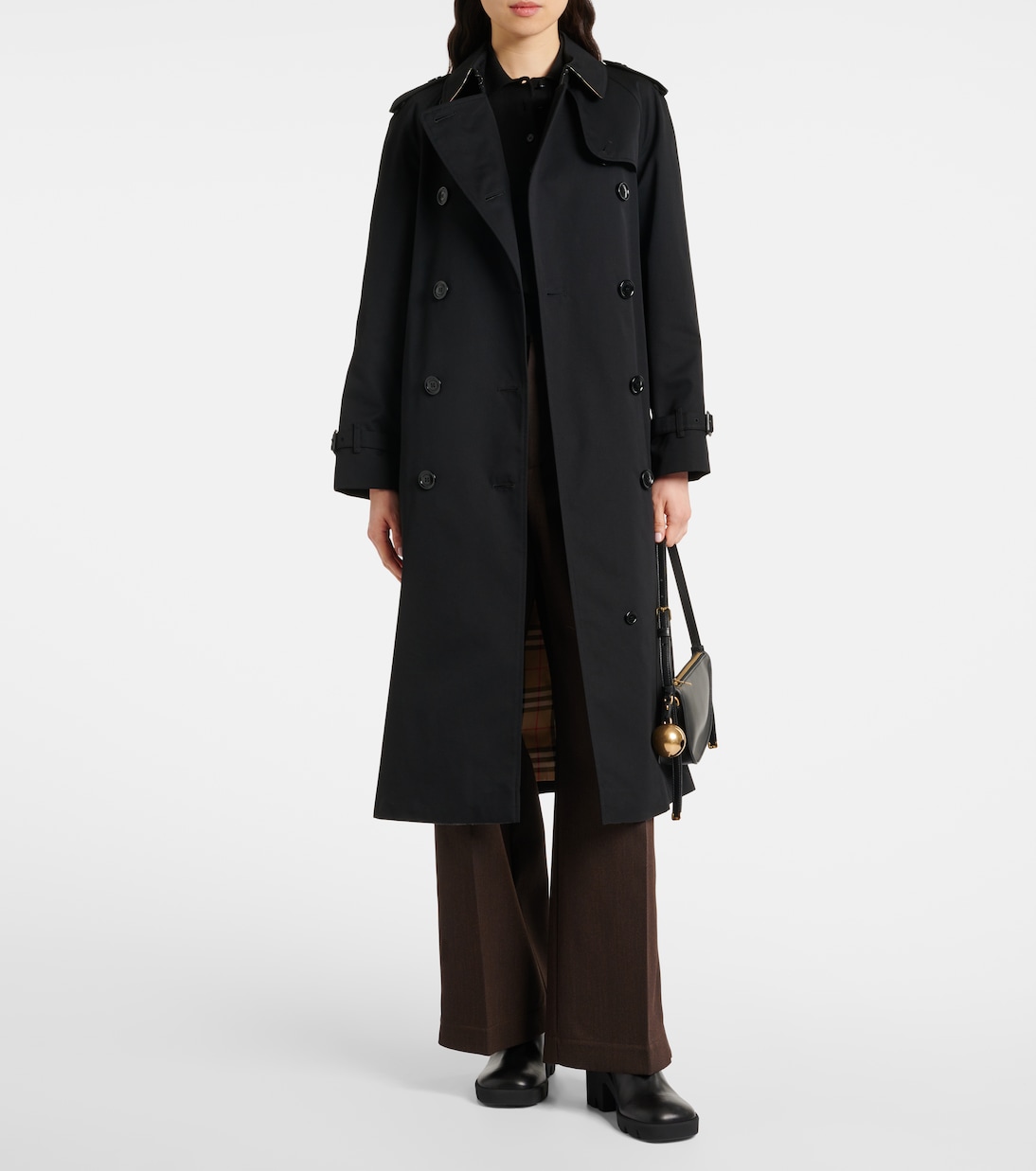 Bottines Chelsea Burberry Check en cuir | Burberry