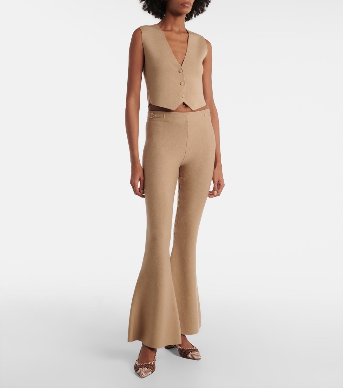 Pantalon évasé en laine vierge | Gabriela Hearst