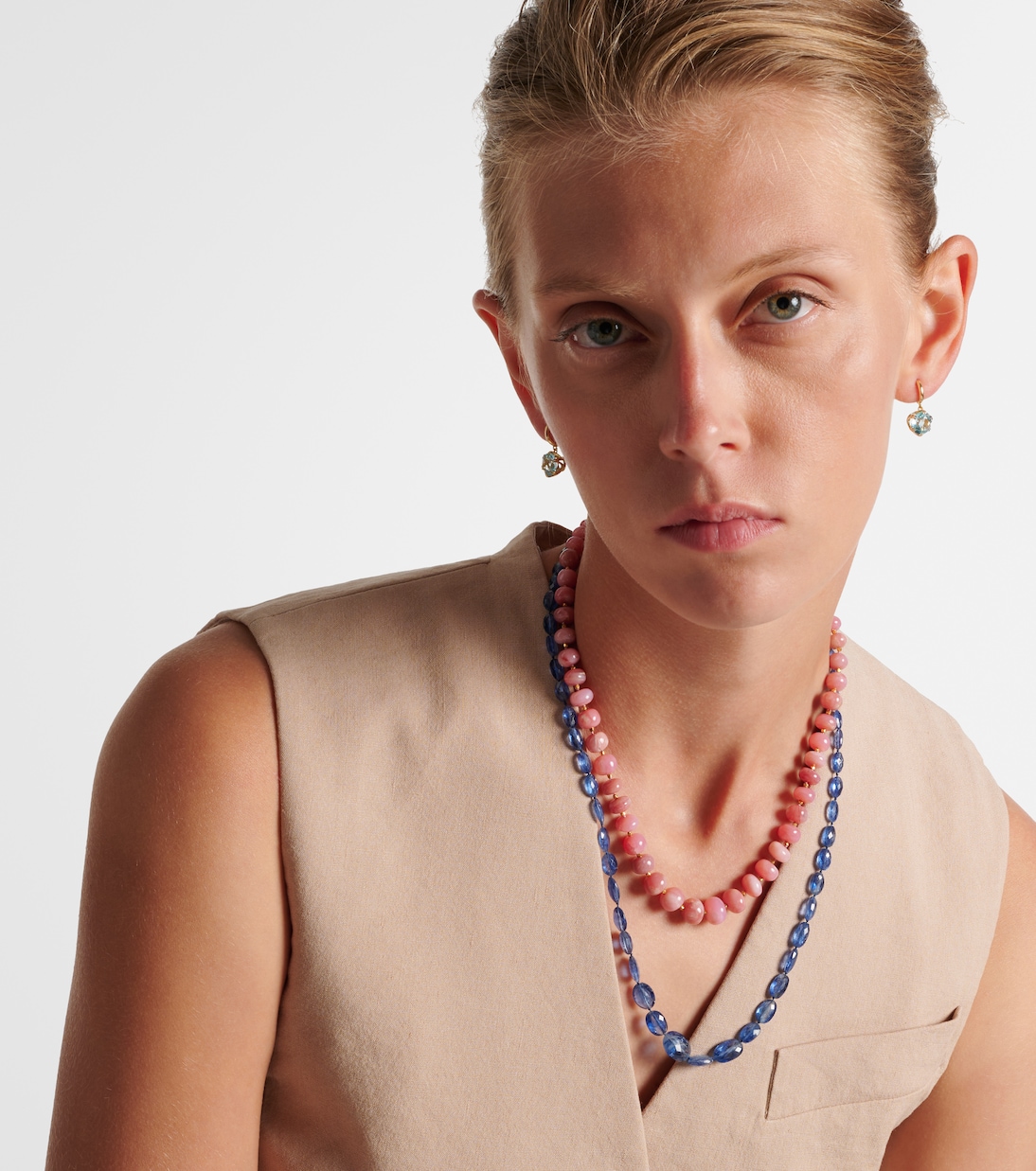 Collier en or blanc 18 ct, perles et diamants | Ileana Makri