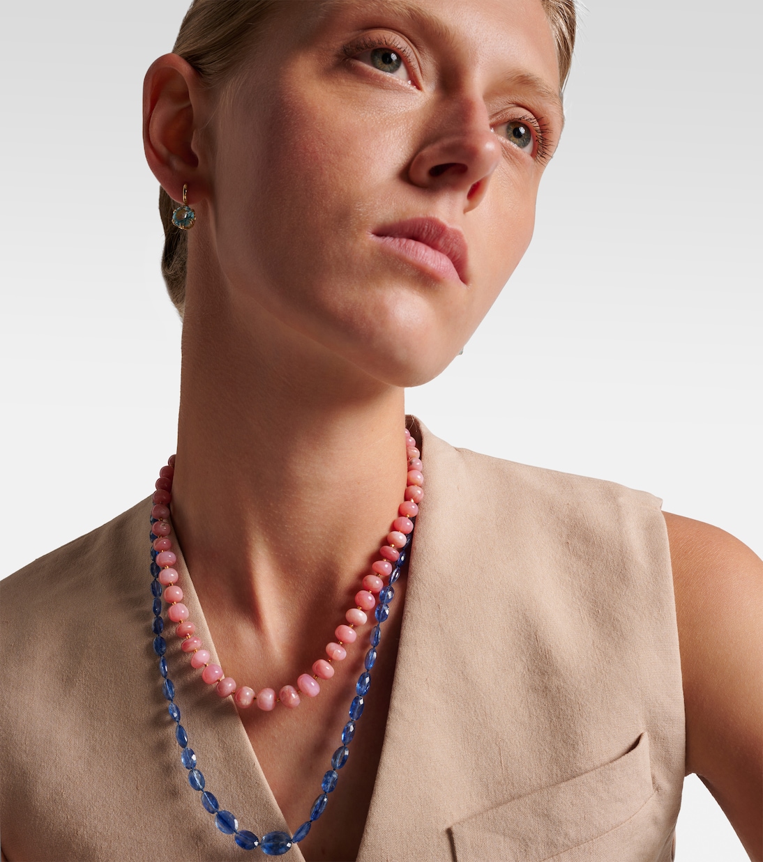 Collier en or blanc 18 ct, perles et diamants | Ileana Makri