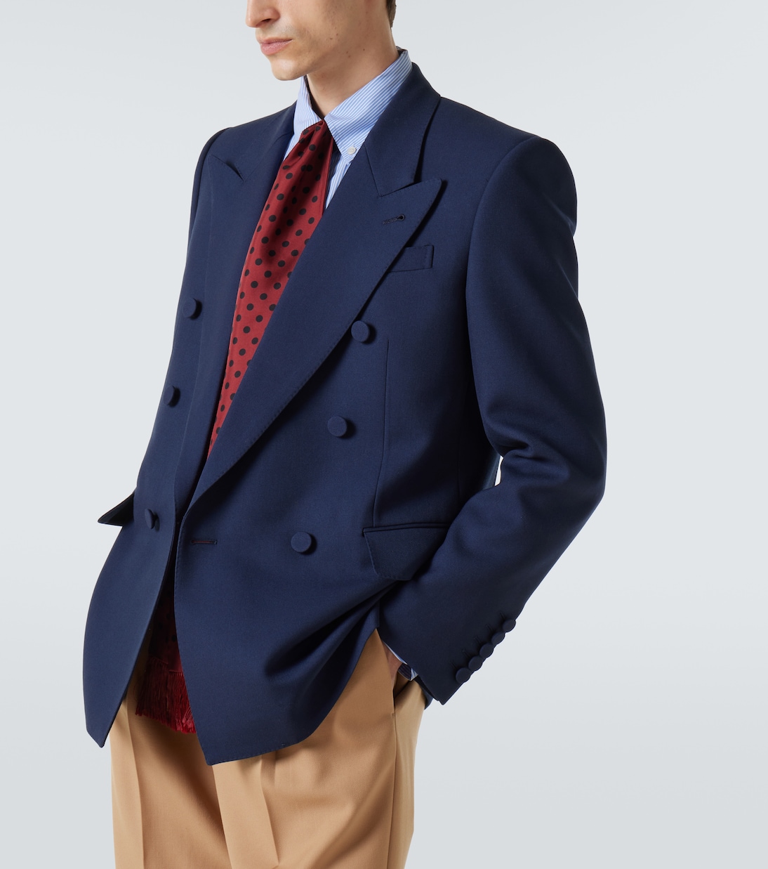 Virgin wool gabardine blazer | Valentino