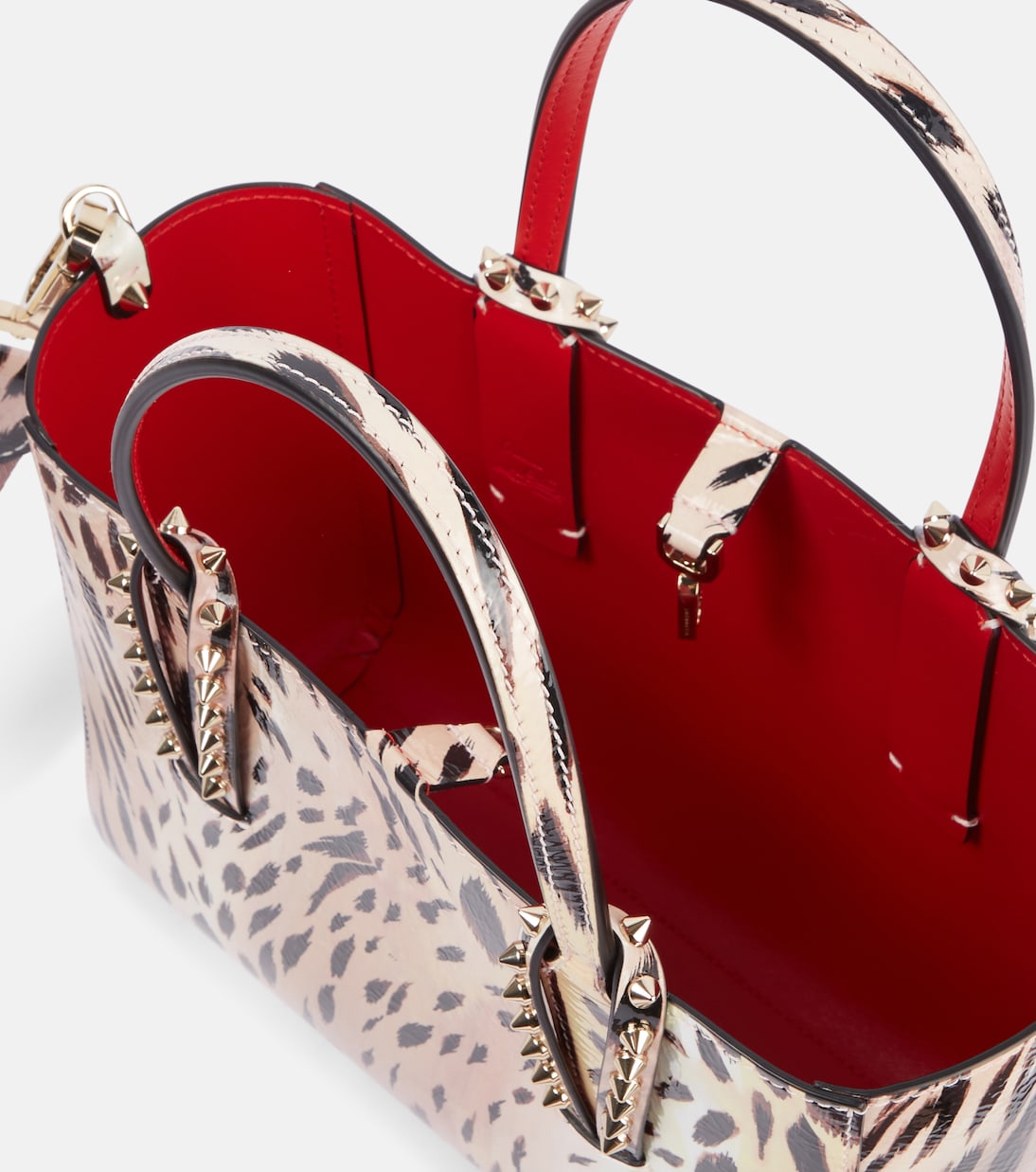 Borsa Cabata Mini in pelle stampata | Christian Louboutin