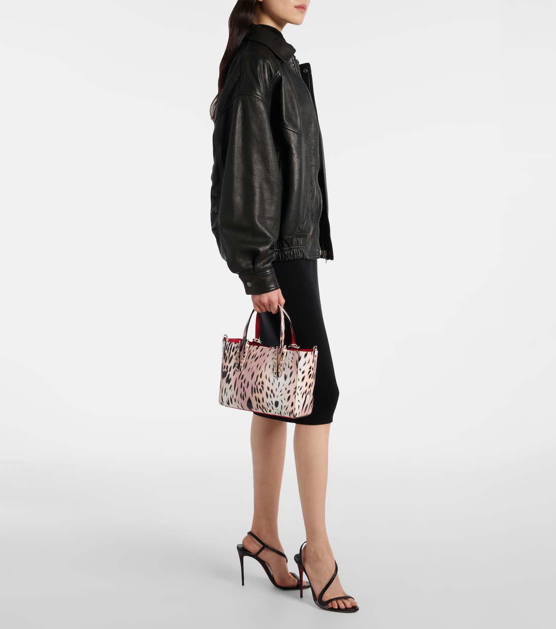 Borsa Cabata Mini in pelle stampata | Christian Louboutin