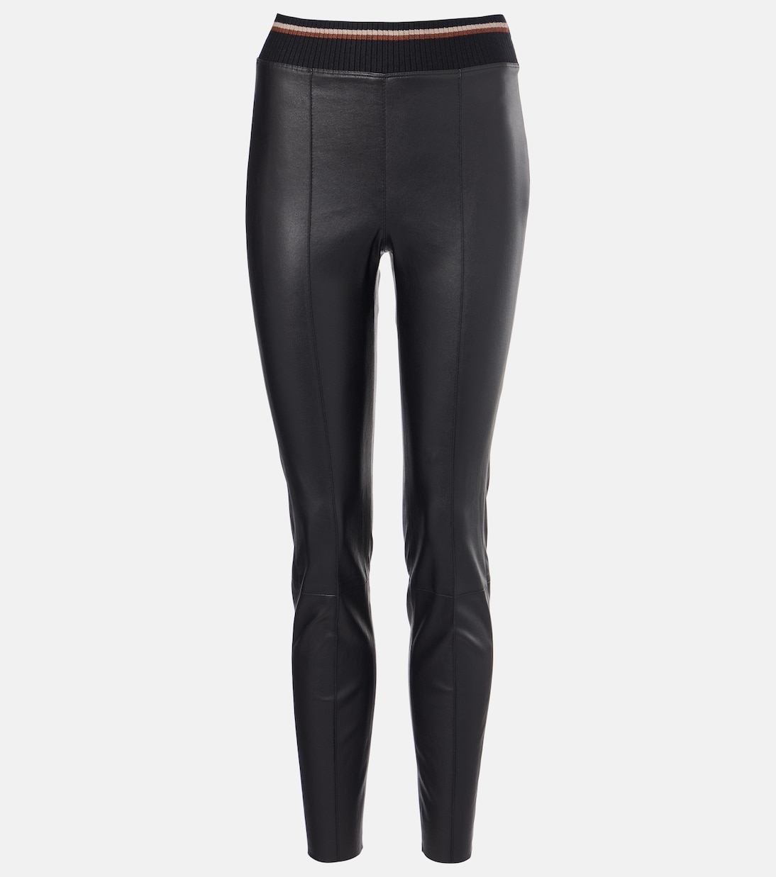 Leather slim pants | Brunello Cucinelli