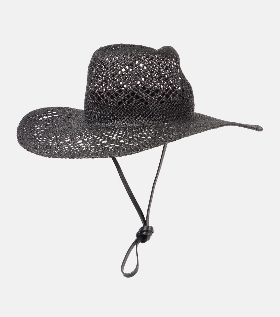 Fedora-Hut aus Stroh mit Leder | Ruslan Baginskiy