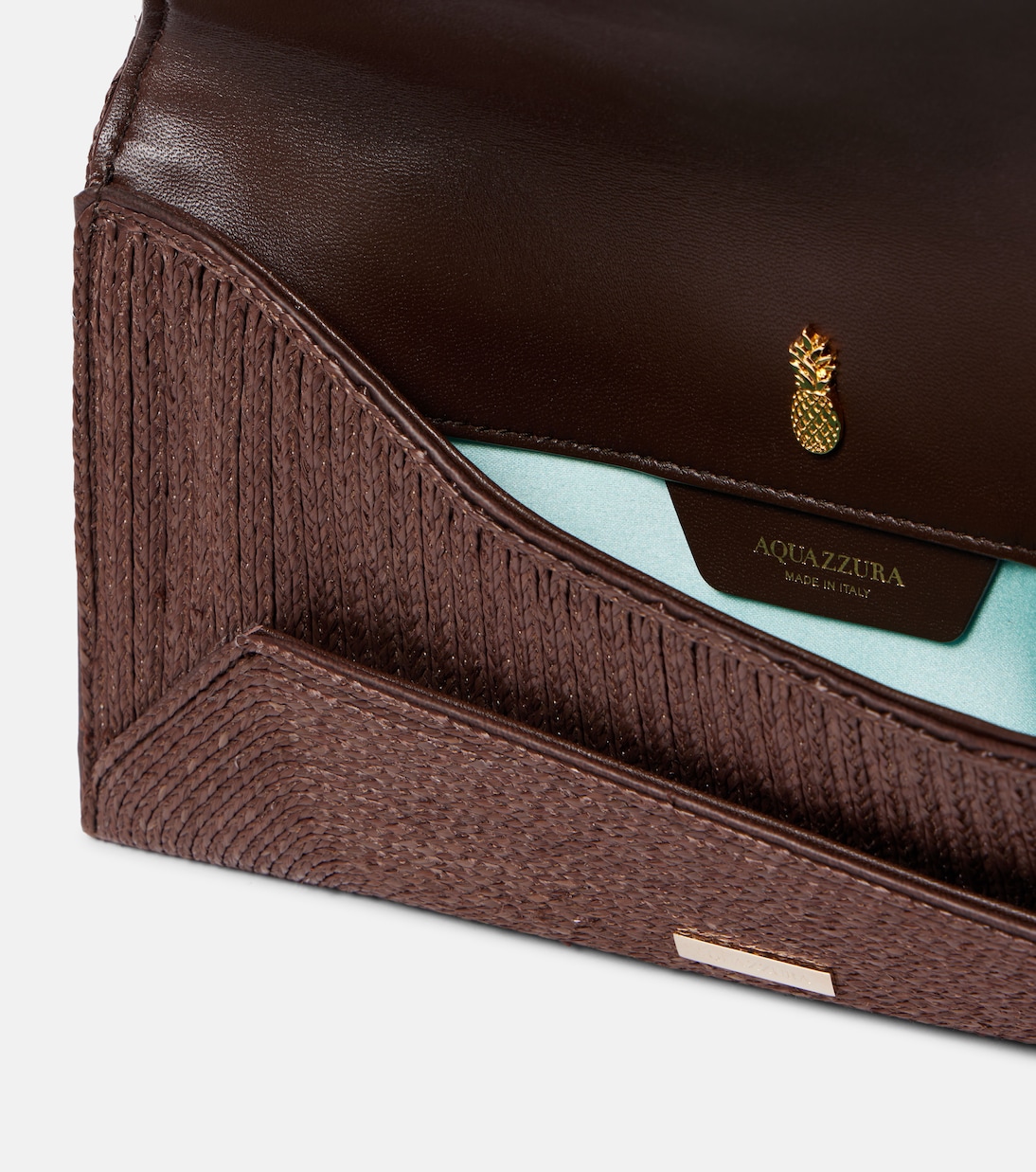 Clutch Vacanza Small aus Raffiabast | Aquazzura