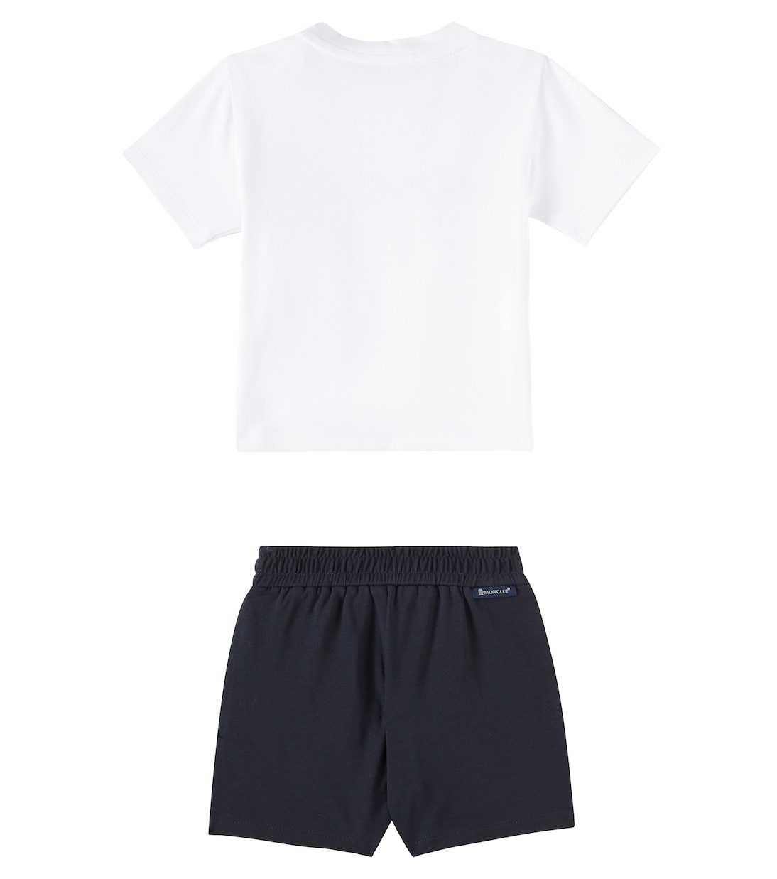 Baby cotton-blend T-shirt and shorts set | Moncler Enfant