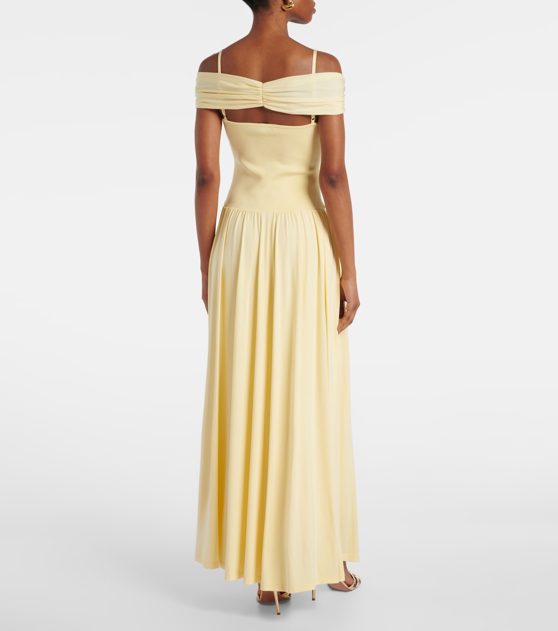 Amarantha draped jersey maxi dress | Simkhai