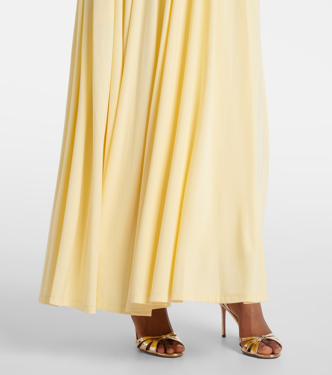 Amarantha draped jersey maxi dress | Simkhai