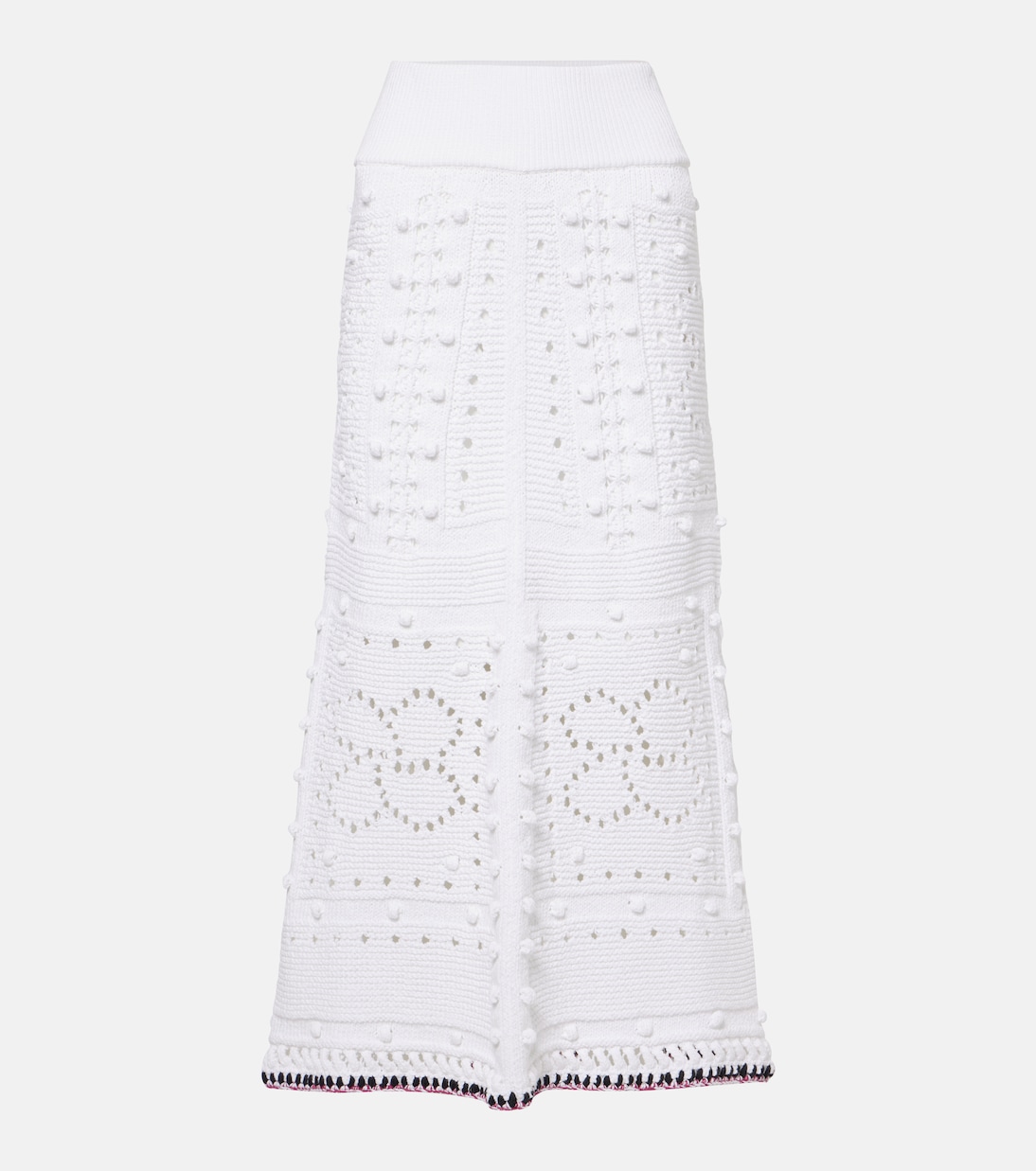 Jupe longue en crochet de coton mélangé | Dorothee Schumacher