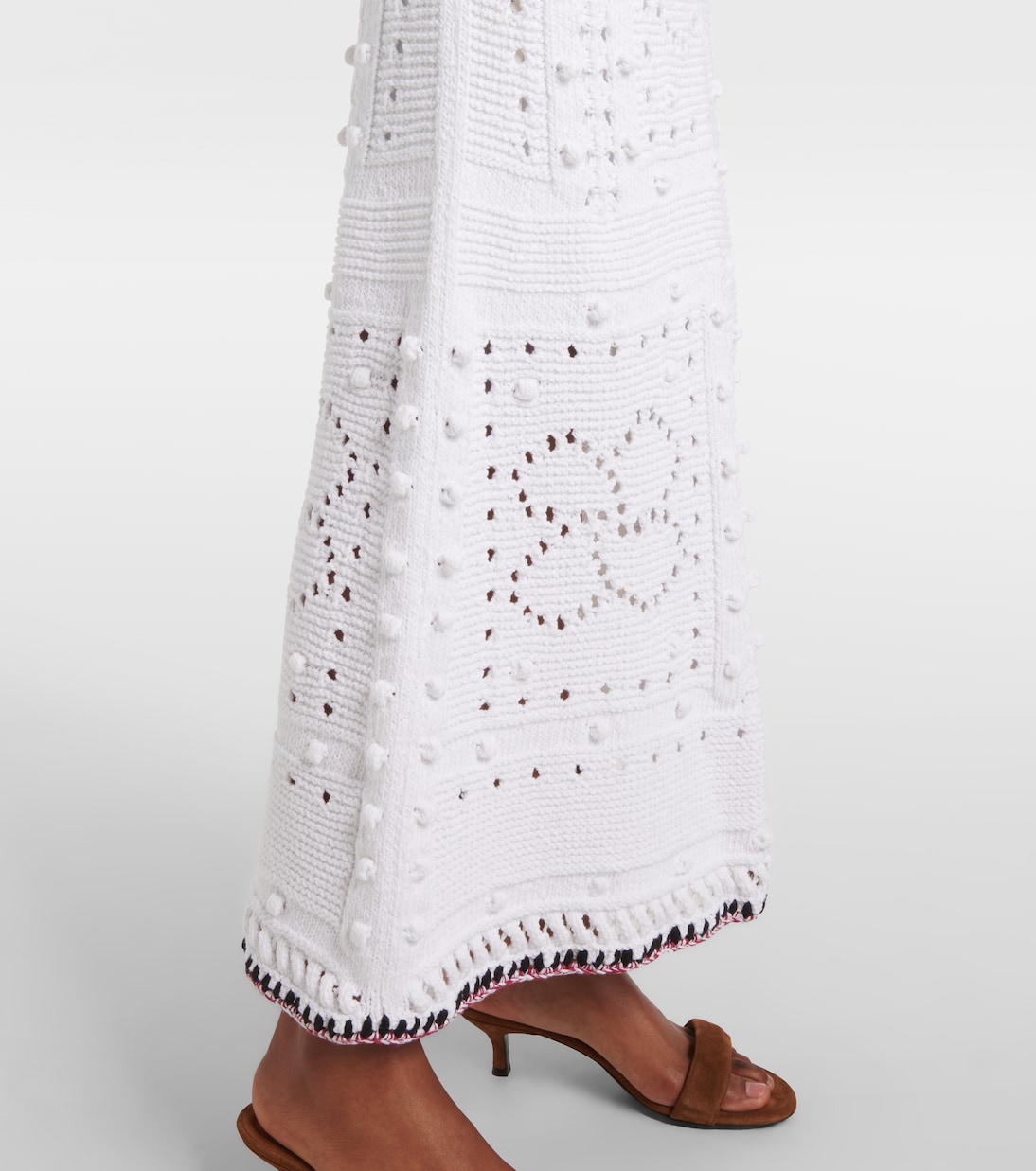 Jupe longue en crochet de coton mélangé | Dorothee Schumacher