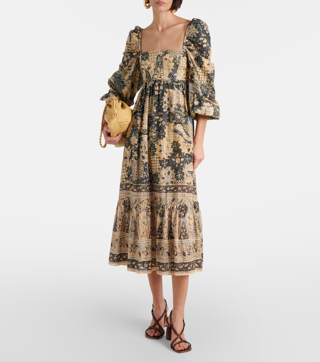 Robe longue Natilda en coton mélangé | Ulla Johnson
