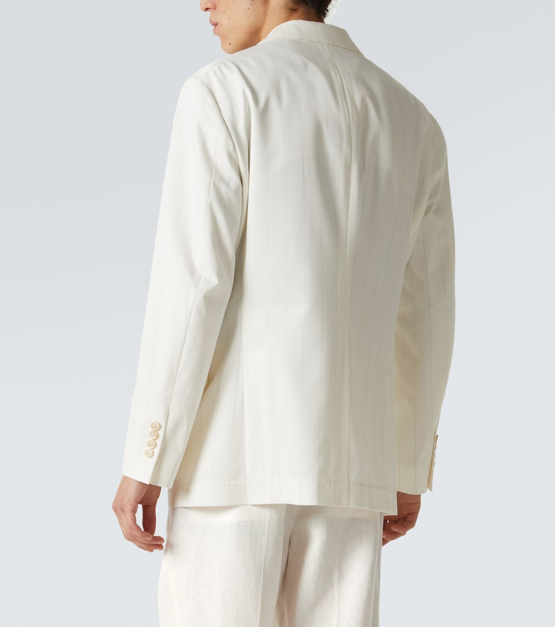 Wool and cotton suit jacket | Brunello Cucinelli
