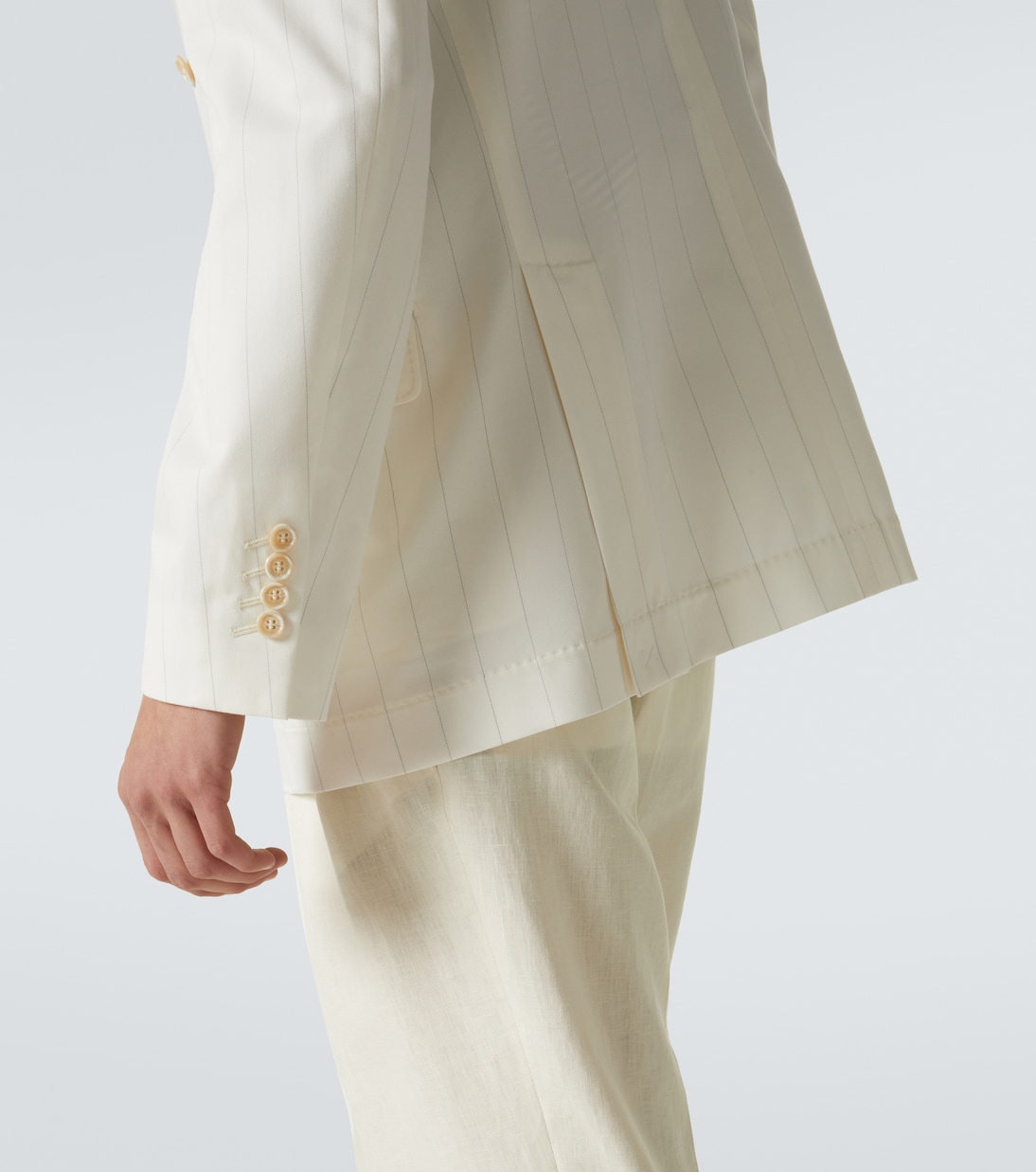 Wool and cotton suit jacket | Brunello Cucinelli